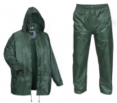 Костюм влагозащитный (куртка+брюки), нейлоновый с ПВХ (синий, зеленый)