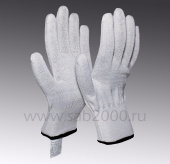 Рабочие трикотажные перчатки х/б "Люкс+" (13 класс, 5 нитей), по ГОСТ с маркировкой