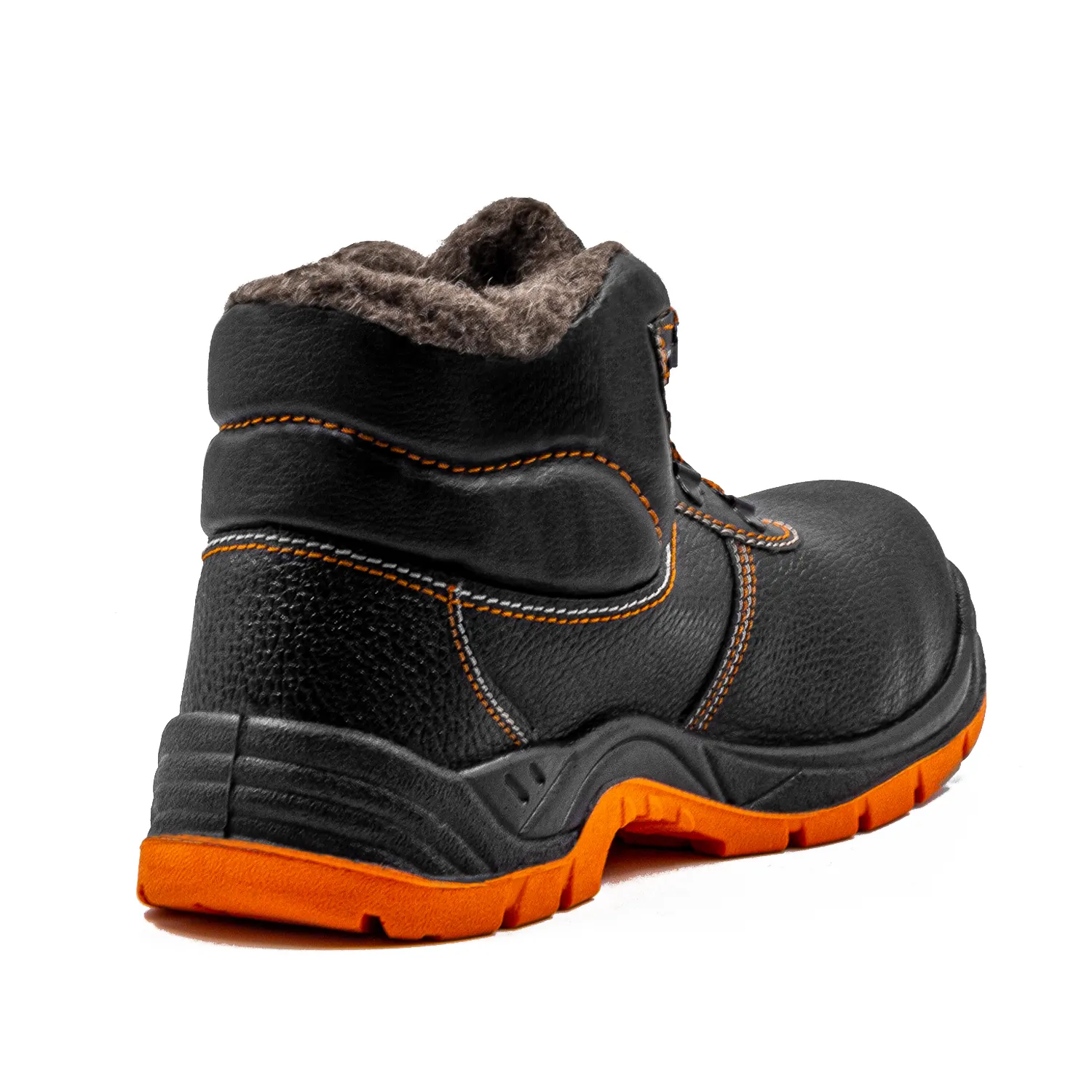 Ботинки зимние защитные утепленные "Б-Оранж" на ПУ/ТПУ подошве (подносок: металл/композит) - фото 2
