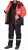 Костюм зимний "С-Норд-ДВ" куртка, п/к (черный с красным), с СОП, из ВО материала