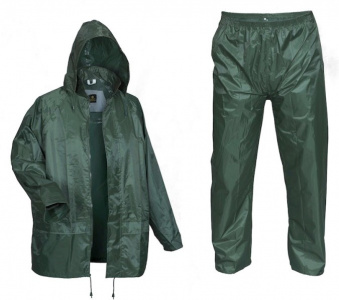Костюм (куртка+брюки) нейлоновый с ПВХ (синий, зеленый)