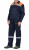 Костюм "С-Стройград" куртка, полукомбинезон (с СОП 50мм), синий с васильковым или синий с оранжевым - б/с